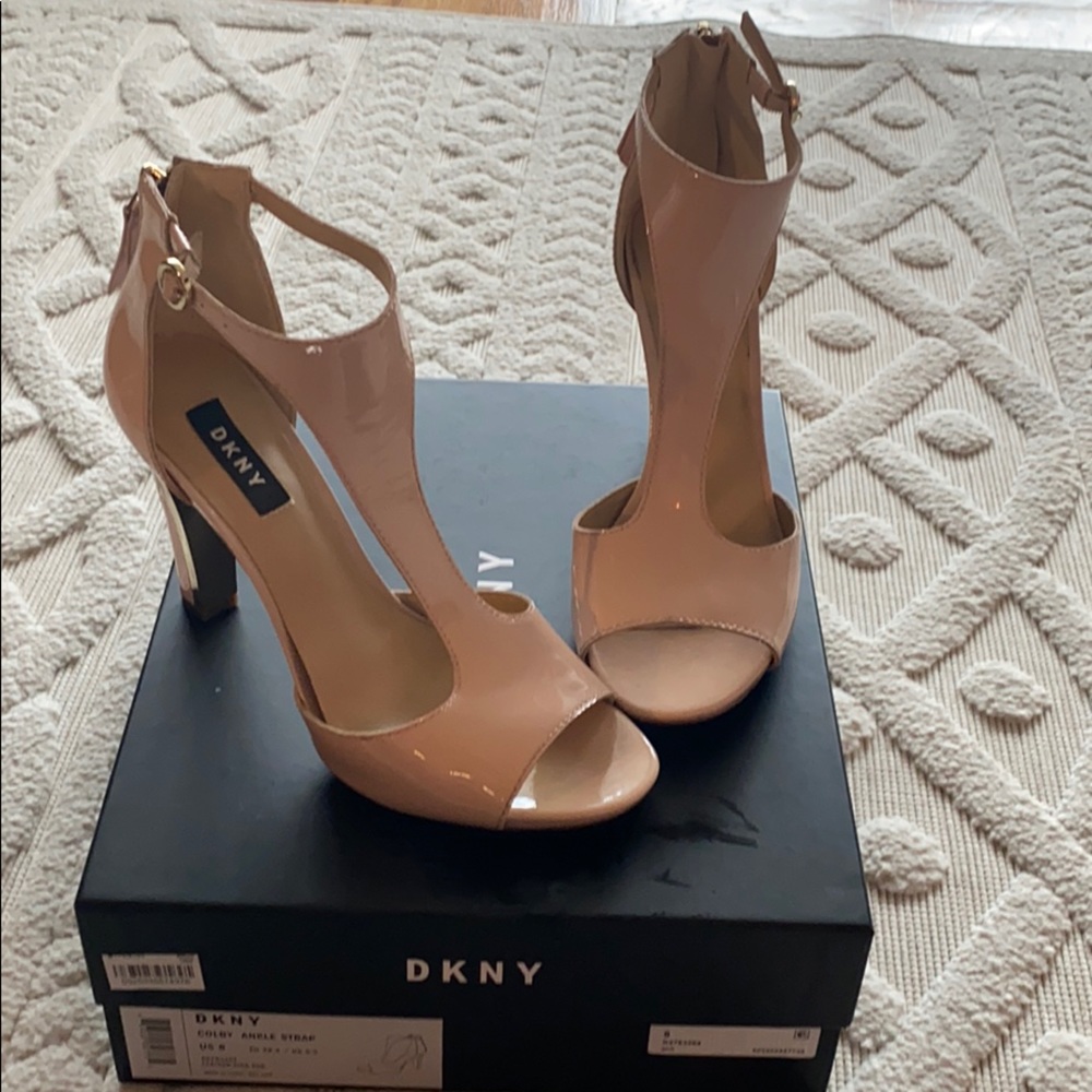 DKNY Nude heeled sandals
